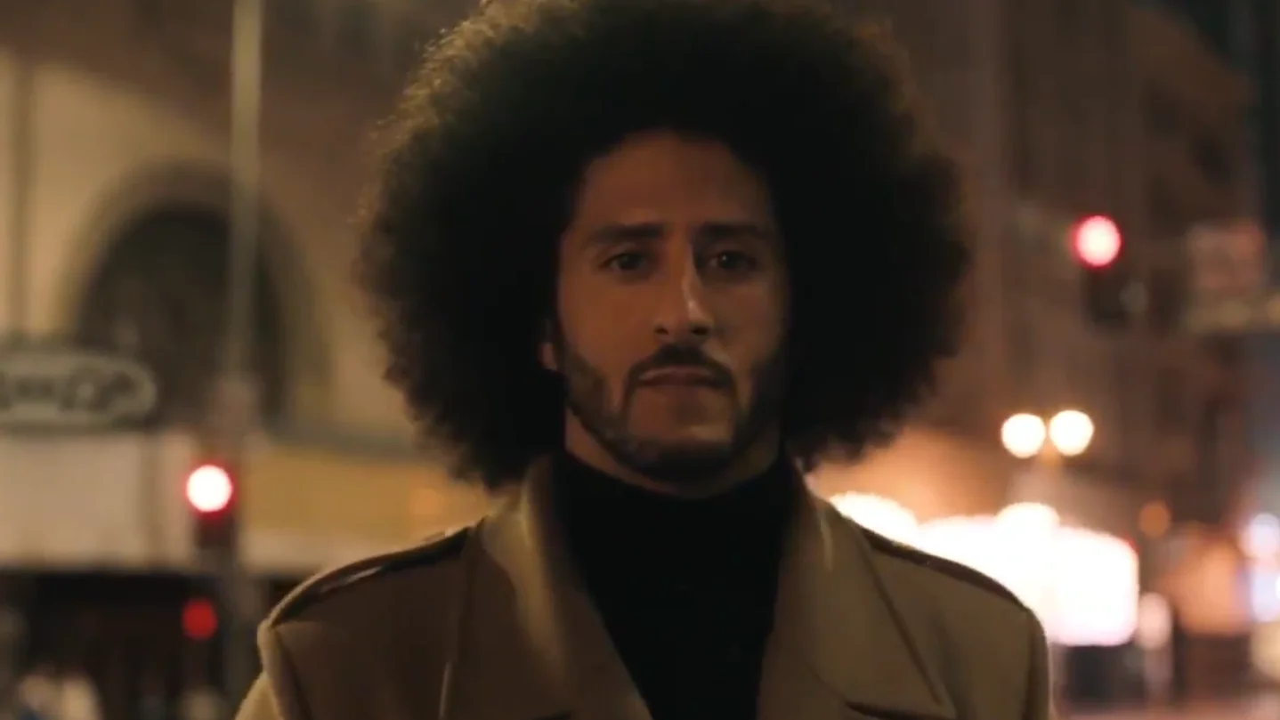 Kaepernick, durante el anuncio