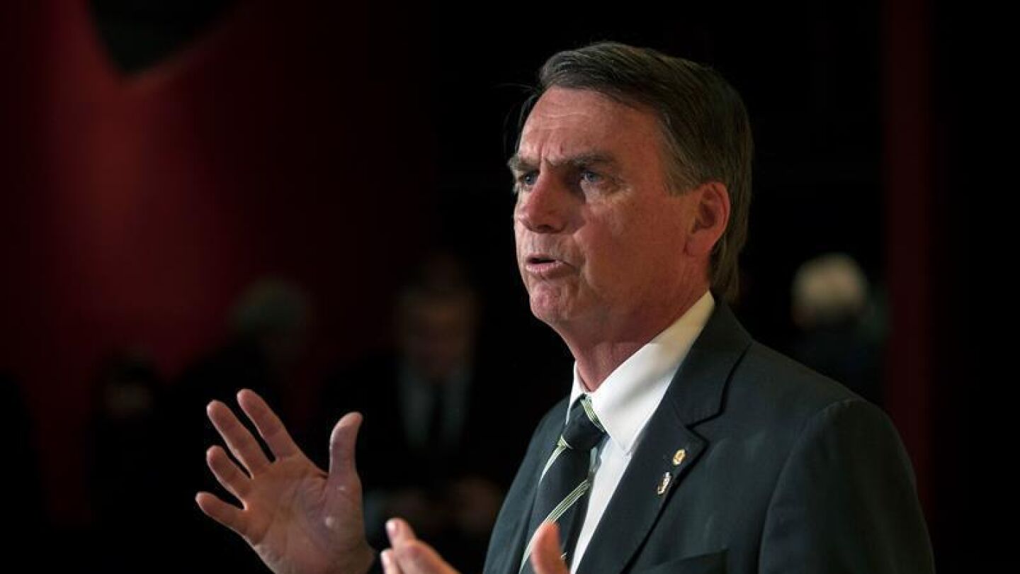 Jair Bolsonaro, candidato a la presidencia de Brasil