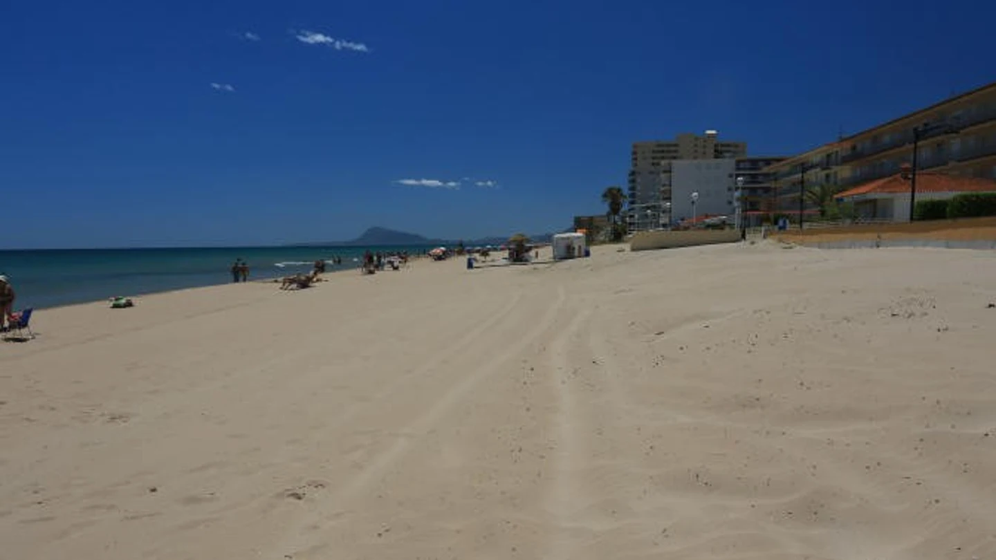 Imagen de la playa de Bellreguard Imagen de la playa de Bellreguard