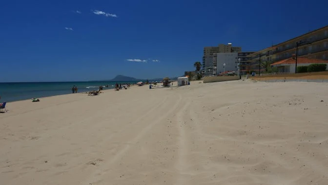 Imagen de la playa de Bellreguard Imagen de la playa de Bellreguard