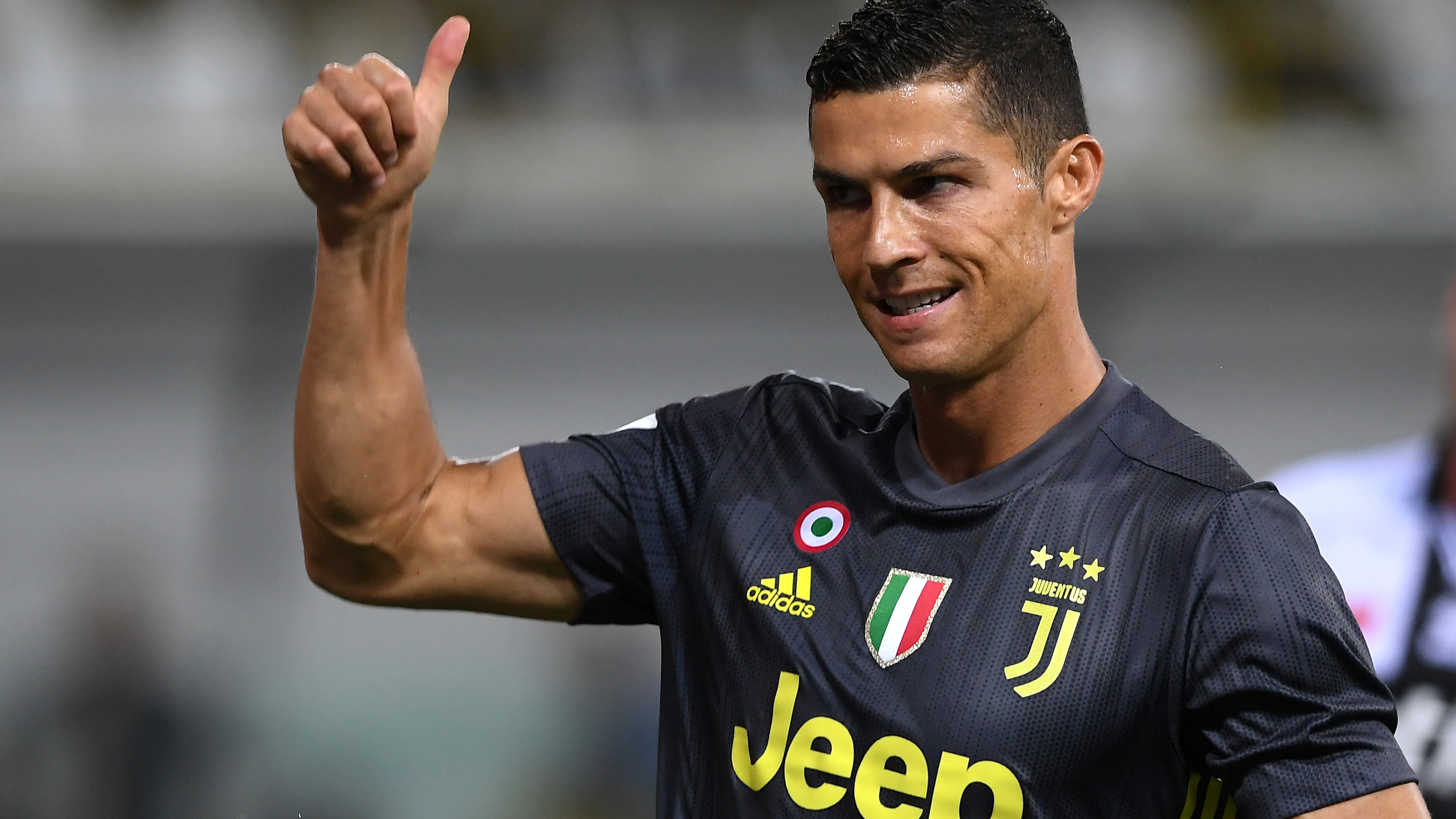 Cristiano Ronaldo, durante un partido con la Juventus