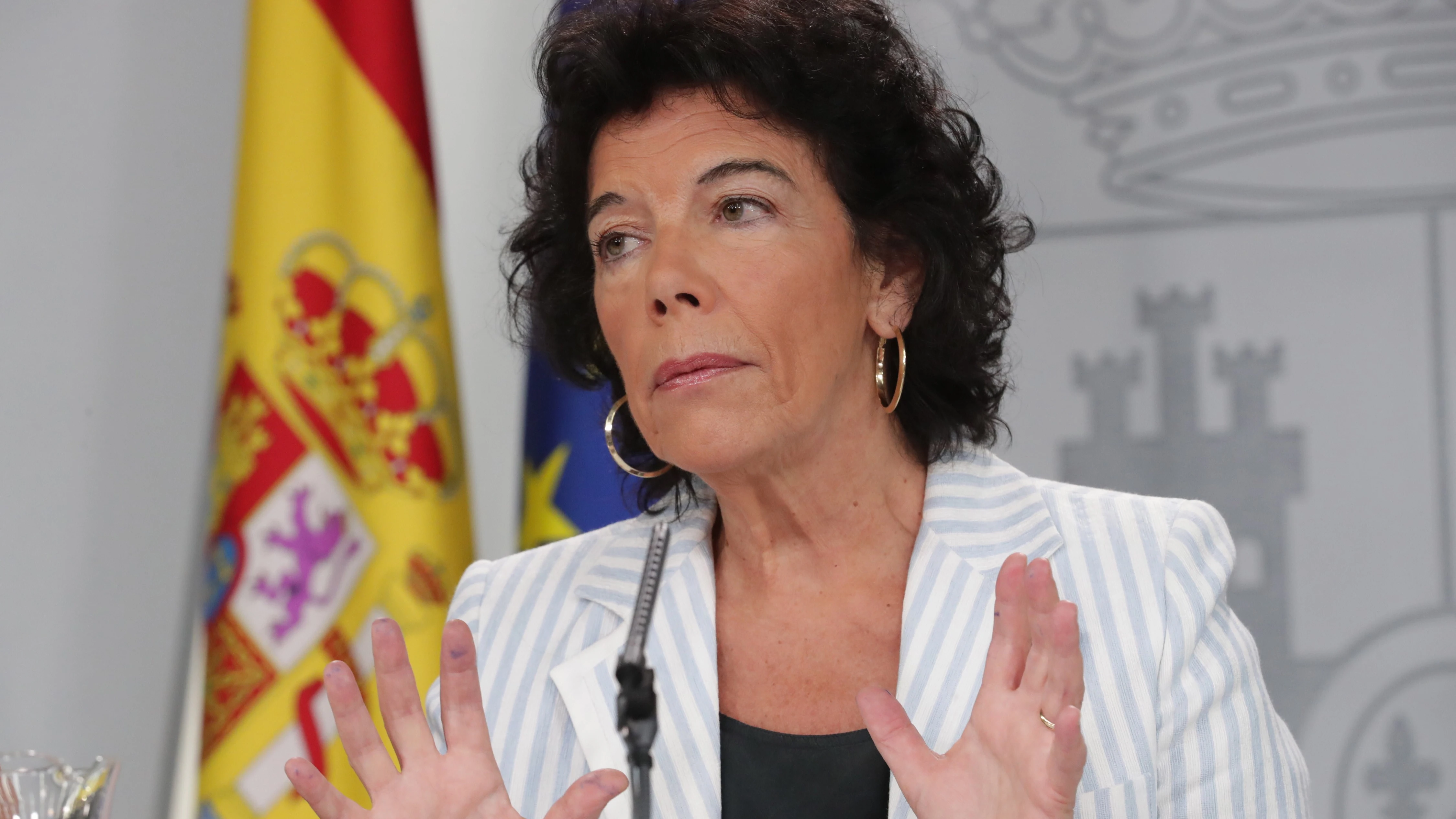 La portavoz del Gobierno, Isabel Celaá