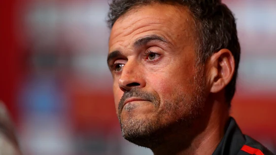 Luis Enrique, en una rueda de prensa Luis Enrique, en una rueda de prensa