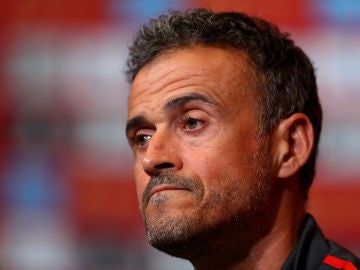 Luis Enrique, en una rueda de prensa Luis Enrique, en una rueda de prensa