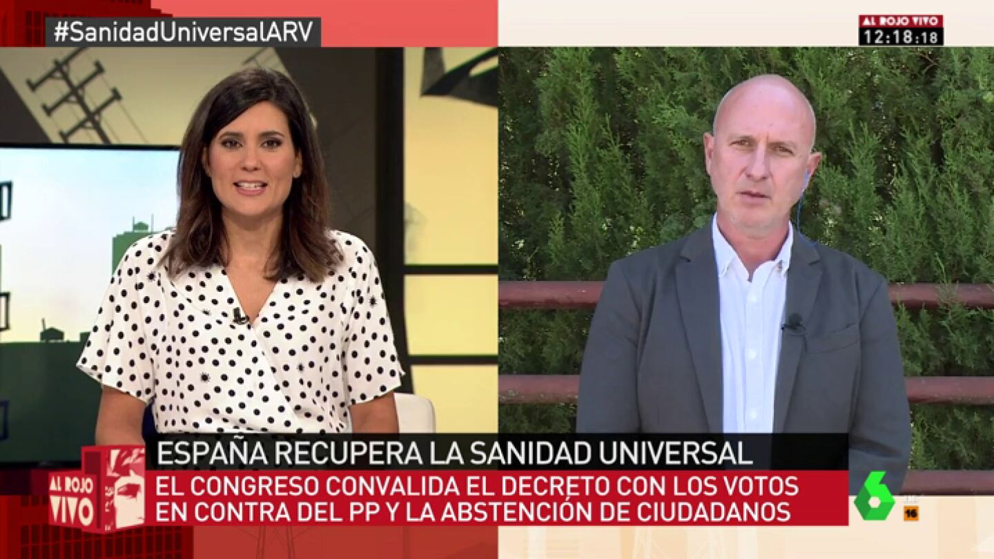F&eacute;lix Hoyos: "La sanidad universal es beneficiosa para la salud p&uacute;blica y los migrantes suelen ser j&oacute;venes que ingresan m&aacute;s de lo que gastan"