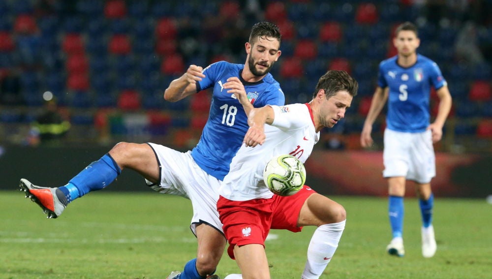 Italia contra Polonia en la Nations League