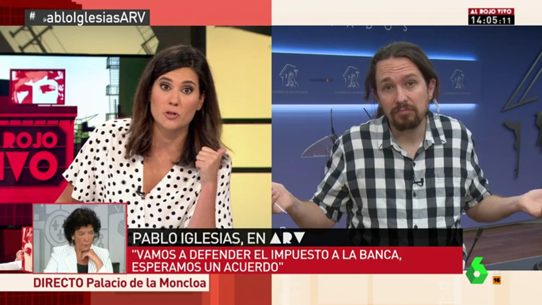 Pablo Iglesias: "Es un escándalo el IVA de los productos de higiene femenina, hay que bajarlos al 4%. Son productos de primera necesidad"