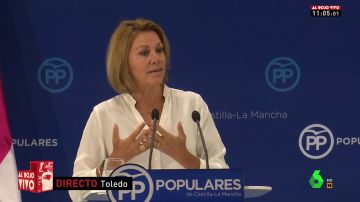 María Dolores de Cospedal deja la presidencia del PP en Castilla-La Mancha