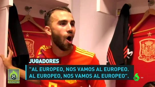 La Selección Española Sub-21 celebró por todo lo alto la clasificación para el Europeo La Selección Española Sub-21 celebró por todo lo alto la clasificación para el Europeo