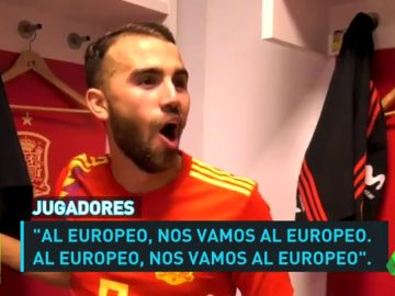 La Selección Española Sub-21 celebró por todo lo alto la clasificación para el Europeo La Selección Española Sub-21 celebró por todo lo alto la clasificación para el Europeo