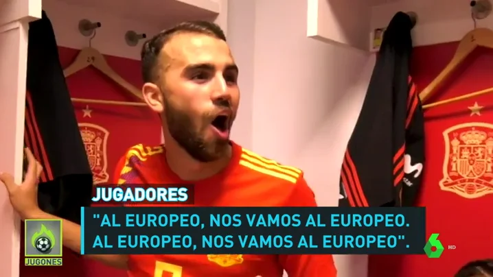 La Selección Española Sub-21 celebró por todo lo alto la clasificación para el Europeo La Selección Española Sub-21 celebró por todo lo alto la clasificación para el Europeo