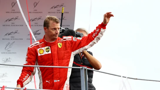 Raikkonen saluda Raikkonen saluda