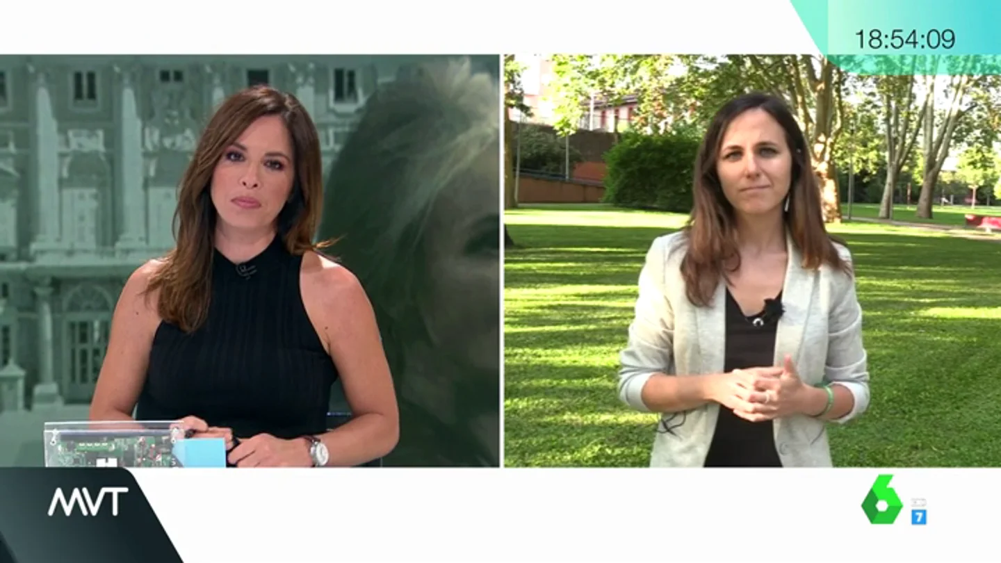 Ione Belarra: "No puede ser que en un estado democrático haya alguien que esté por encime de la ley, se apellide Borbón o se apellide Serrano" Ione Belarra: "No puede ser que en un estado democrático haya alguien que esté por encime de la ley, se apellide Borbón o se apellide Serrano"