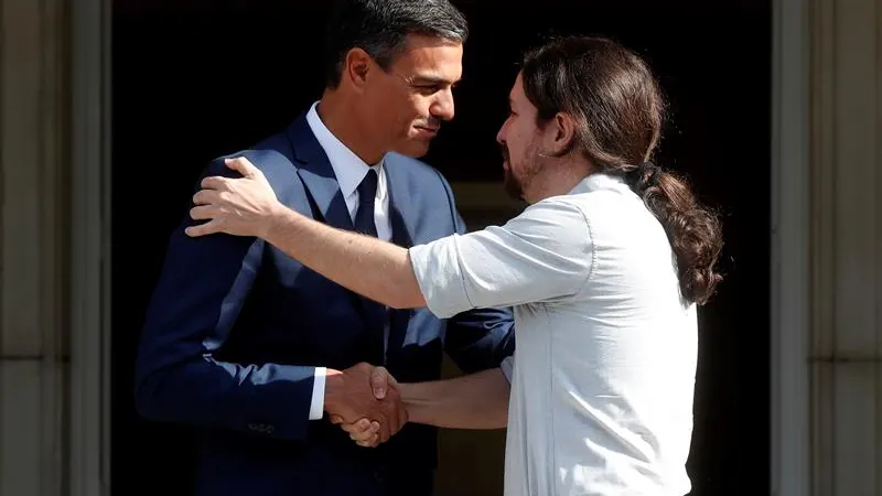 Pedro Sánchez y Pablo Iglesias