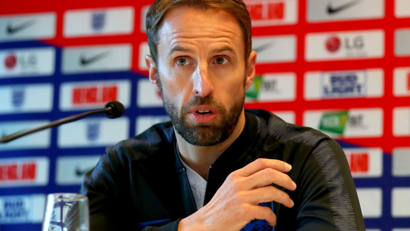 El seleccionador ingl&eacute;s Gareth Southgate