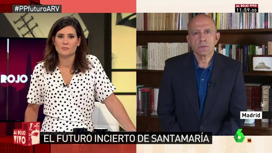 Zarzalejos: "Santamaría está demostrando que tiene un perder regular, no me extrañaría que anunciase su marcha" Zarzalejos: "Santamaría está demostrando que tiene un perder regular, no me extrañaría que anunciase su marcha"