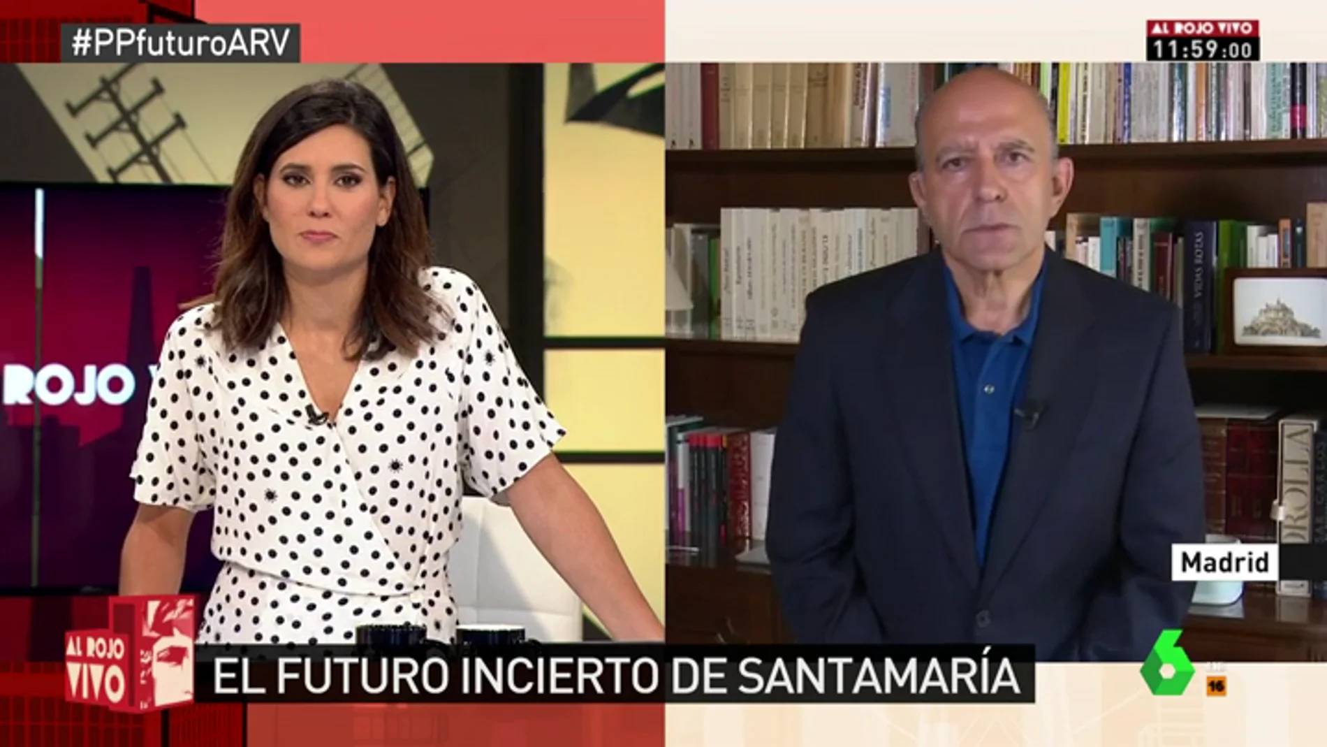 Zarzalejos: "Santamaría está demostrando que tiene un perder regular, no me extrañaría que anunciase su marcha" 
