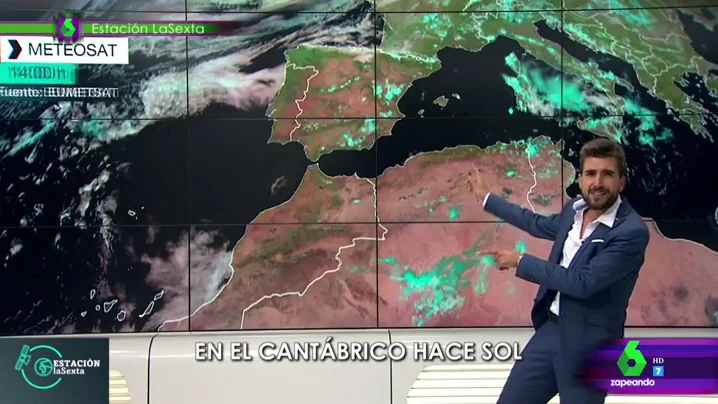 Adrián Cordero da el tiempo cantando por Nino Bravo: "Cantaré la meteo por ti aún a riesgo de que me puedan despedir"