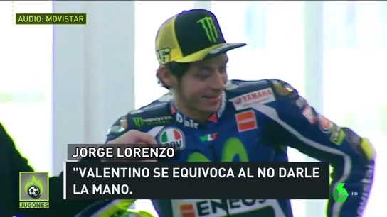 Críticas a Rossi por su desplante a Márquez: "Orgulloso, de niños pequeños" Críticas a Rossi por su desplante a Márquez: "Orgulloso, de niños pequeños"
