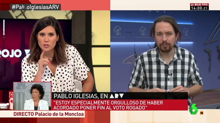 Pablo Iglesias: "Es un escándalo el IVA de los productos de higiene femenina, hay que bajarlos al 4%"