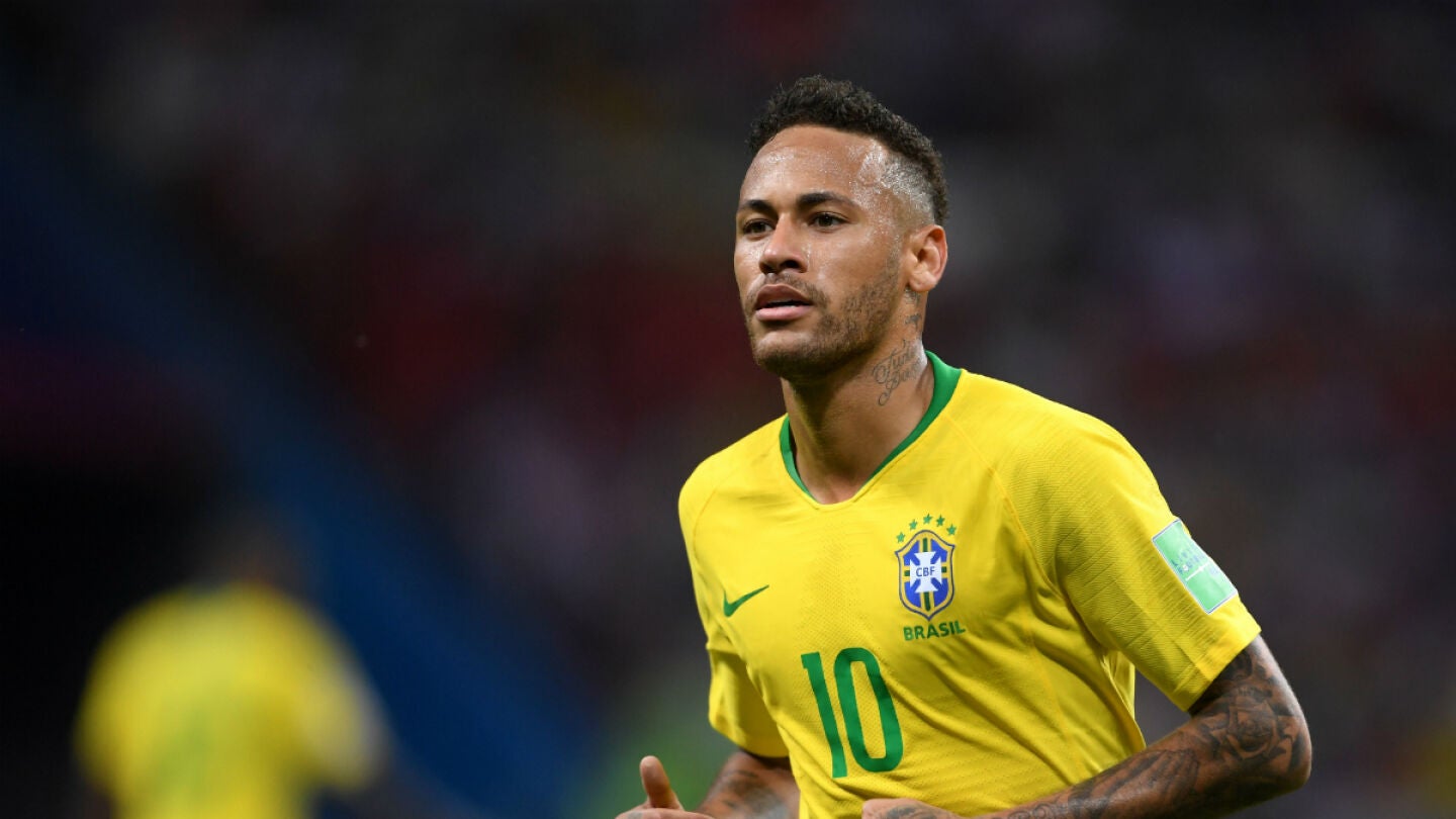 Neymar, con Brasil