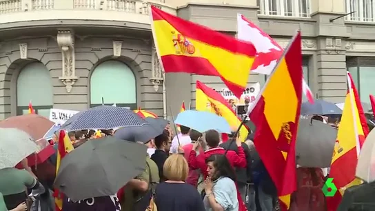 Manifestación contra la exhumación de Franco Manifestación contra la exhumación de Franco