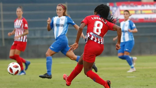 Ludmila, con el Atlético Ludmila, con el Atlético