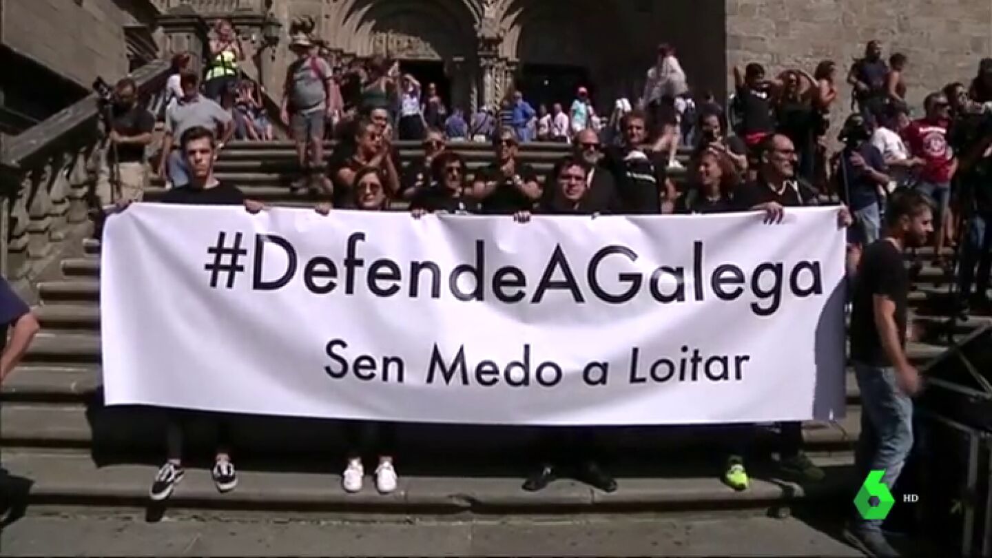Manifestaci&oacute;n en Galicia en contra de la manipulaci&oacute;n informativa