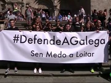 Manifestación en Galicia en contra de la manipulación informativa Manifestación en Galicia en contra de la manipulación informativa