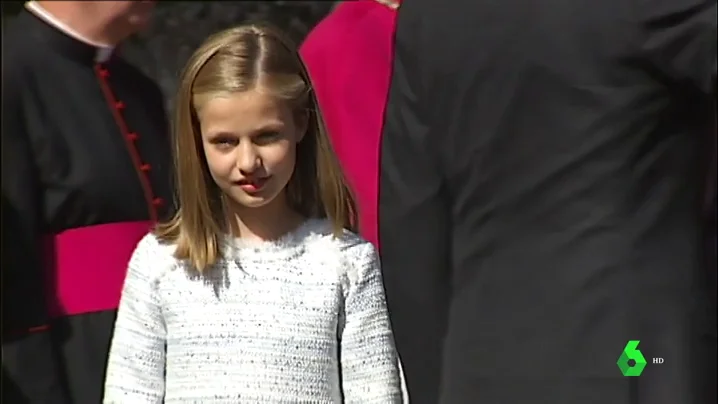 La princesa Leonor en su estreno como heredera al trono en Asturias