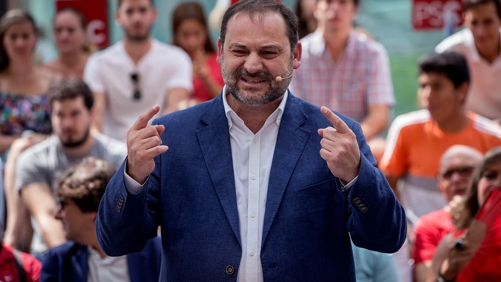 El ministro Ábalos durante un acto del PSOE El ministro Ábalos durante un acto del PSOE