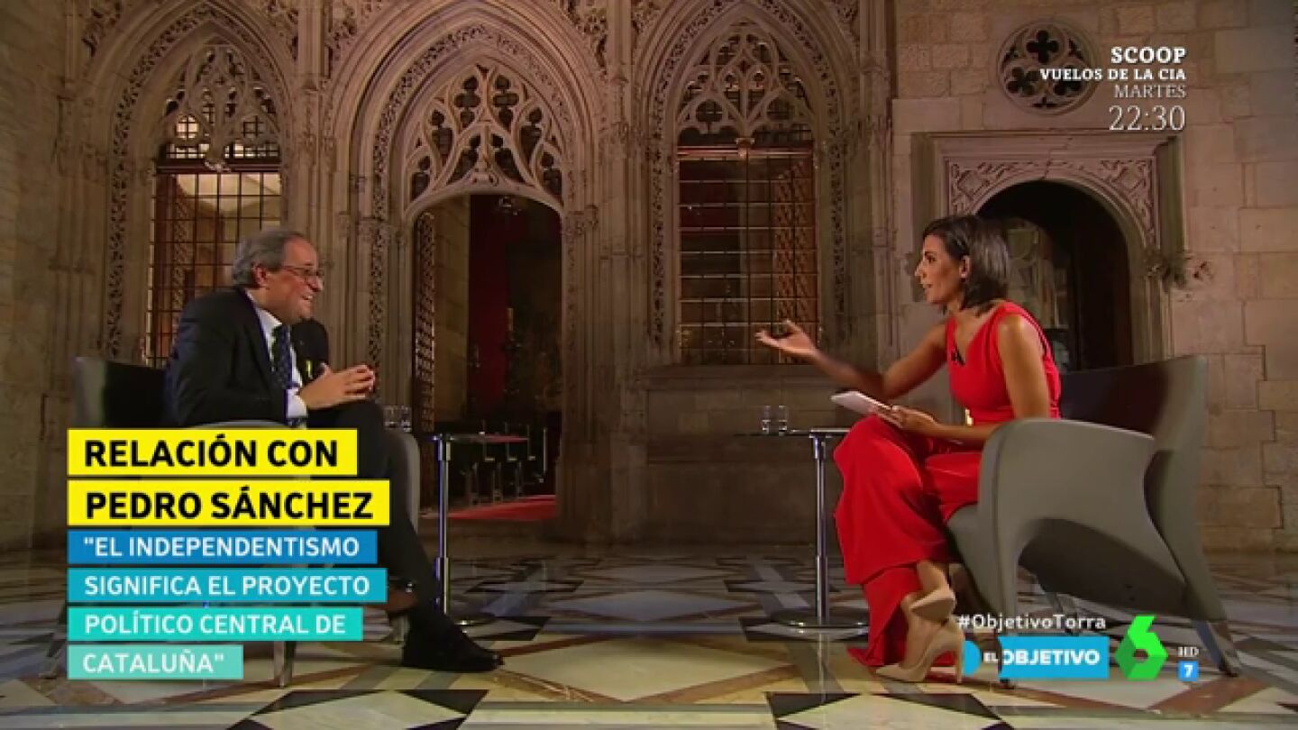 Quim Torra y Ana Pastor