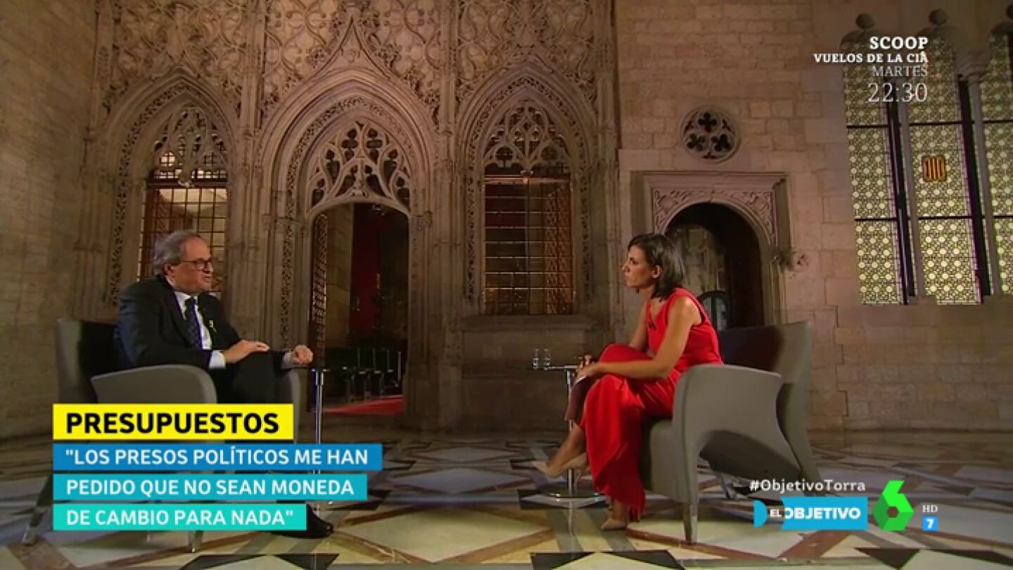 Quim Torra: "No acepto las sentencias porque creo que hay un 80% de catalanes que no las aceptan y yo apelo a las conciencias de la gente"