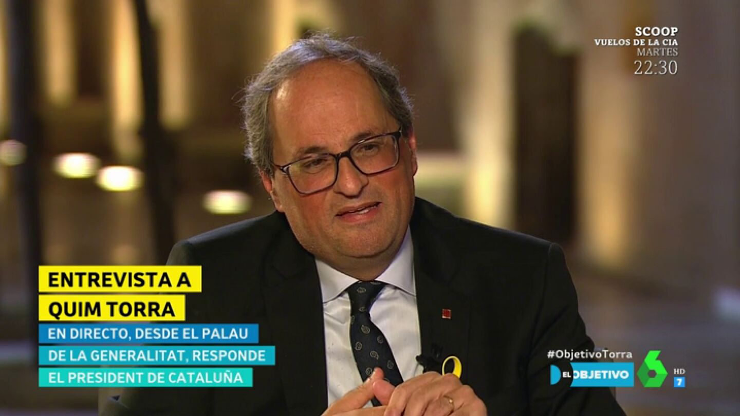 Quim Torra: "Entiendo que el juego pol&iacute;tico puede ser duro con uno mismo, pero insultaron a mi mujer e hijas"