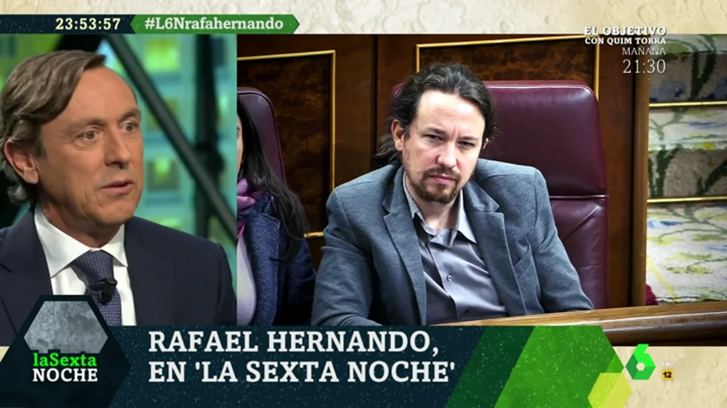 Rafael Hernando en laSexta Noche Rafael Hernando en laSexta Noche