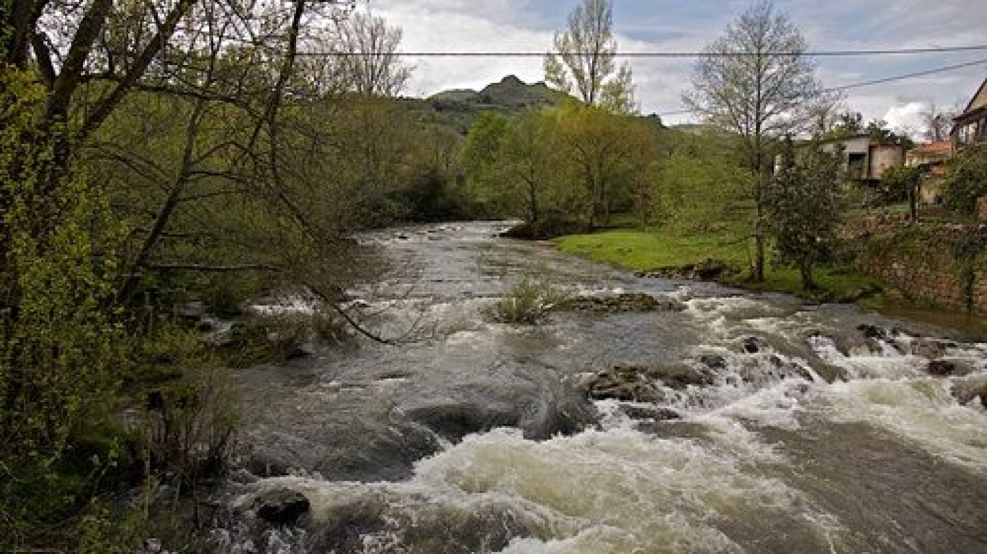 Imagen del r&iacute;o Miera