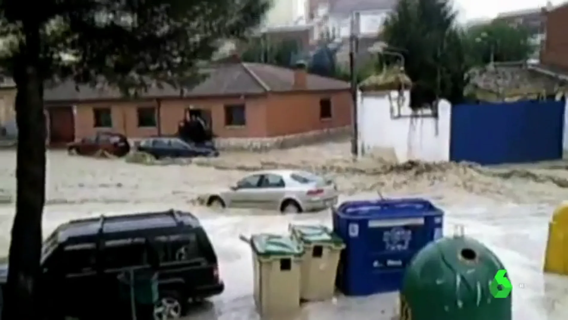 Imagen de las inundaciones en Cebolla