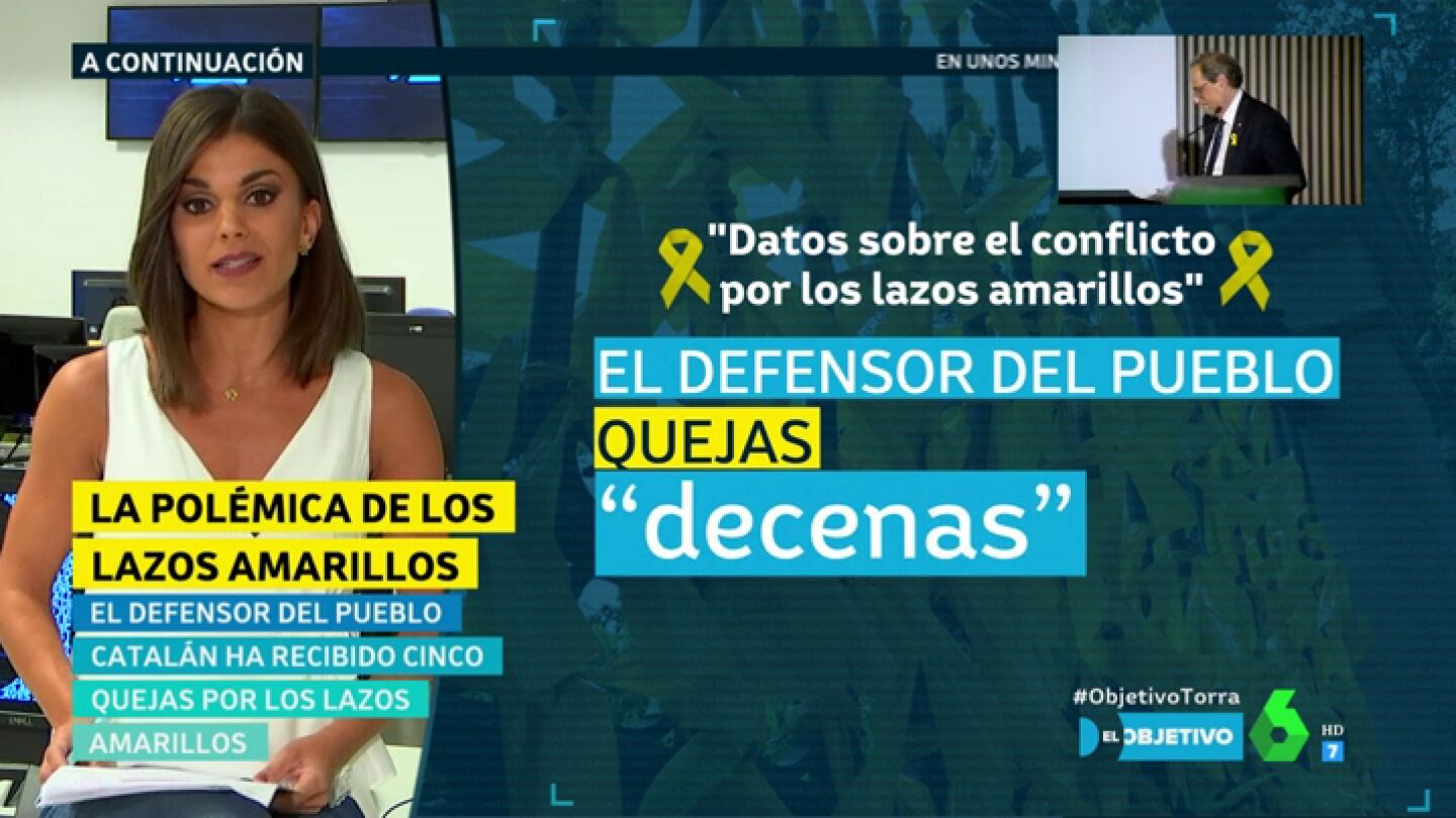 La dimensi&oacute;n del conflicto de los lazos amarillos var&iacute;a en funci&oacute;n de la instituci&oacute;n: el Defensor del Pueblo catal&aacute;n recoge cinco quejas y el estatal apunta a decenas