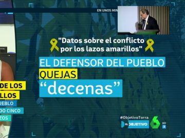 La dimensión del conflicto de los lazos amarillos varía en función de la institución: el Defensor del Pueblo catalán recoge cinco quejas y el estatal apunta a decenas La dimensión del conflicto de los lazos amarillos varía en función de la institución: el Defensor del Pueblo catalán recoge cinco quejas y el estatal apunta a decenas