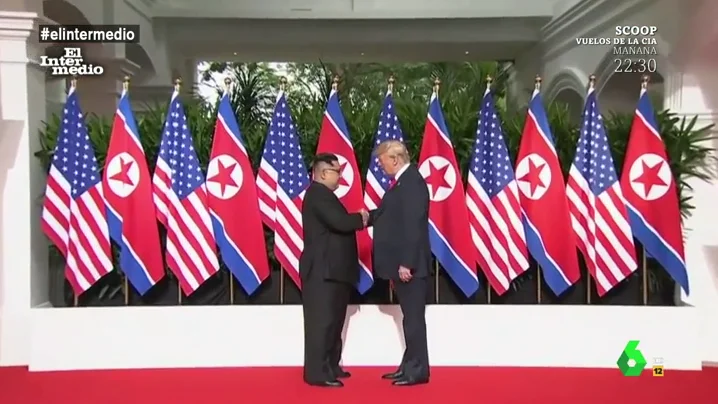 Donald Trump y Kim Jon Un se encuentran