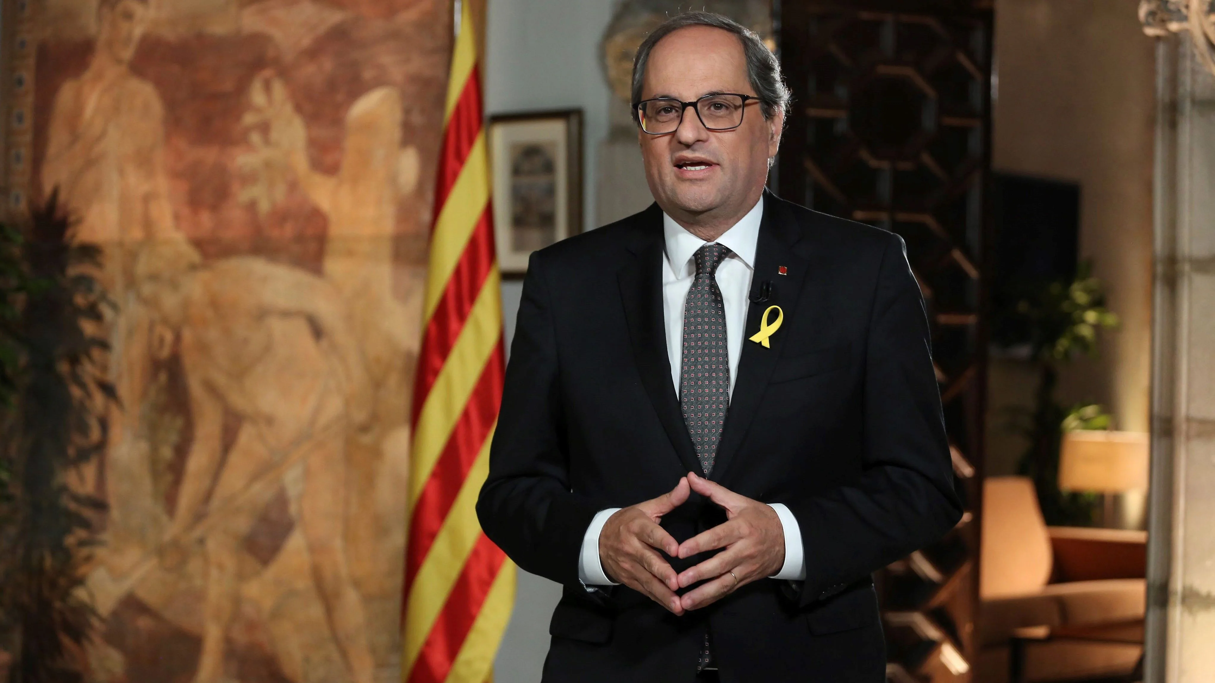 El presidente de la Generalitat, Quim Torra