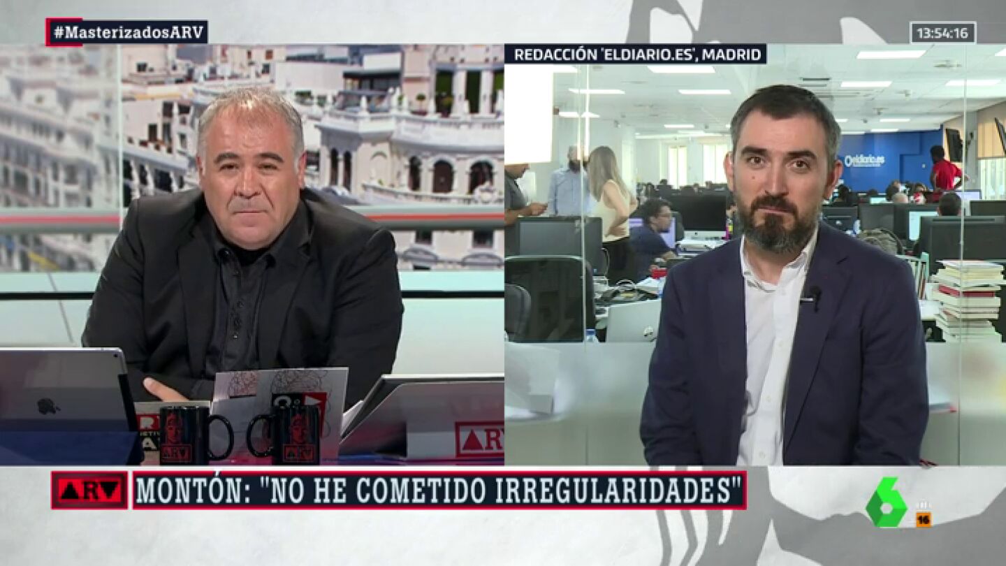 Ignacio Escolar: "Mont&oacute;n no prueba que aprob&oacute; el m&aacute;ster en las mismas condiciones que el resto de alumnas"