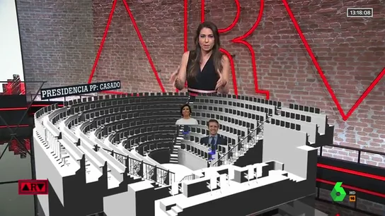 La realidad aumentada llega Al Rojo Vivo: el baile de sillas de Santamaría en el Congreso hasta a acabar lejos de Casado La realidad aumentada llega Al Rojo Vivo: el baile de sillas de Santamaría en el Congreso hasta a acabar lejos de Casado