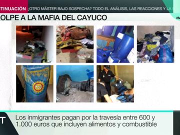 Casi 1.000 euros por mantas, chalecos, aceite para motor y comida: el pack que las mafias ofrecen a los migrantes Casi 1.000 euros por mantas, chalecos, aceite para motor y comida: el pack que las mafias ofrecen a los migrantes