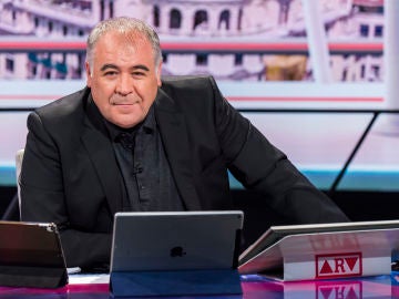 Antonio García Ferreras en el nuevo plató de ARV Antonio García Ferreras en el nuevo plató de ARV