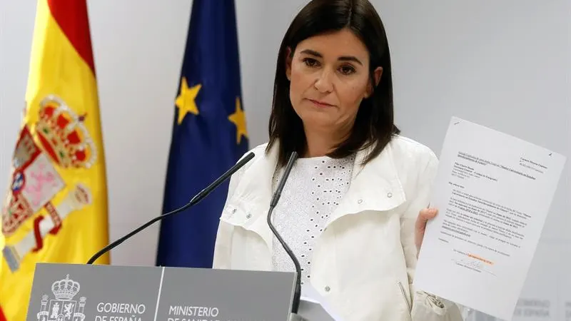 La ministra de Sanidad, Consumo y Bienestar Social, Carmen Montón