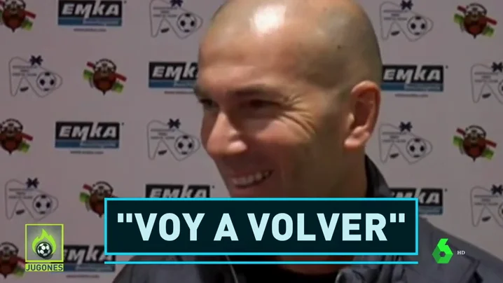 Zidane: "Pronto volveré a entrenar