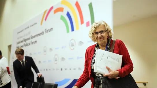 La alcaldesa de Madrid, Manuela Carmena La alcaldesa de Madrid, Manuela Carmena