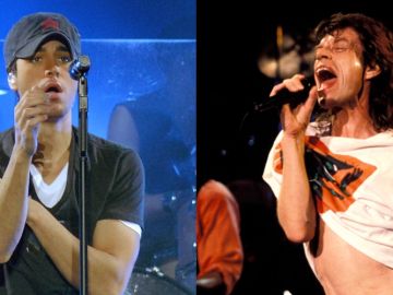 Enrique Iglesias y Mick Jagger Enrique Iglesias y Mick Jagger