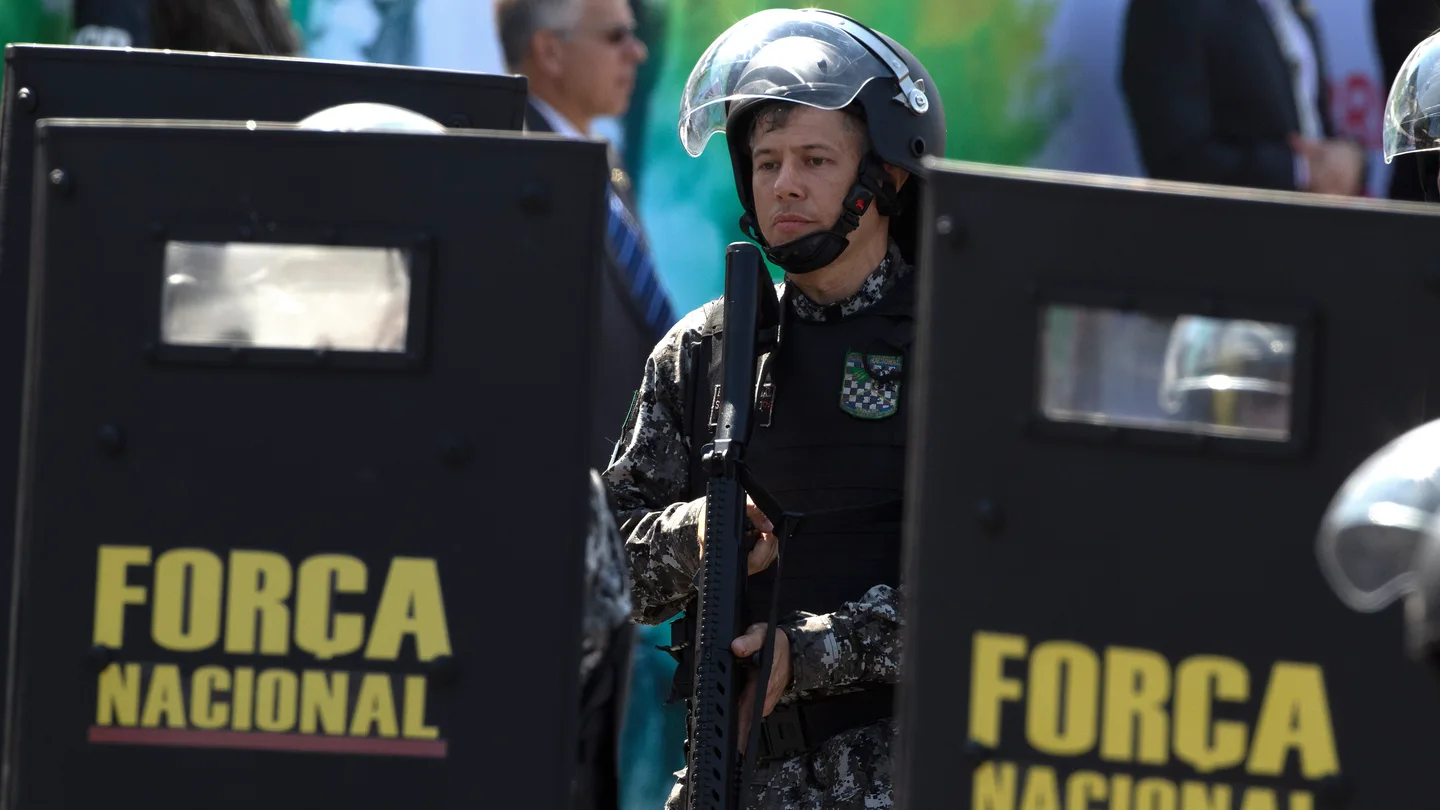 Soldados de la Fuerza Nacional de Brasil Soldados de la Fuerza Nacional de Brasil